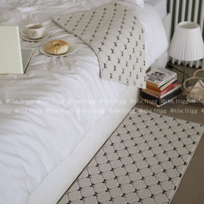 メイズリボン ジャカードラグ｜洗えるラグ