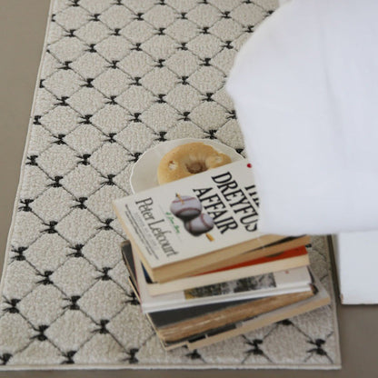 メイズリボン ジャカードラグ｜洗えるラグ