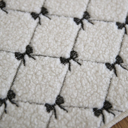 メイズリボン ジャカードラグ｜洗えるラグ