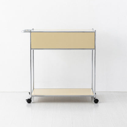 SIMPLIE 移動式収納ラック 2段1ドア｜BC646