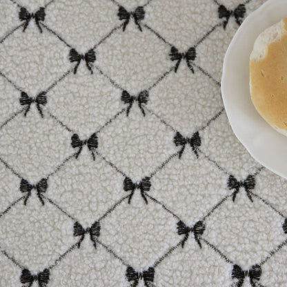 メイズリボン ジャカードラグ｜洗えるラグ