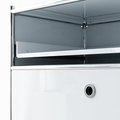 SIMPLIE 移動式収納トロリー 4段1ドア｜BC641