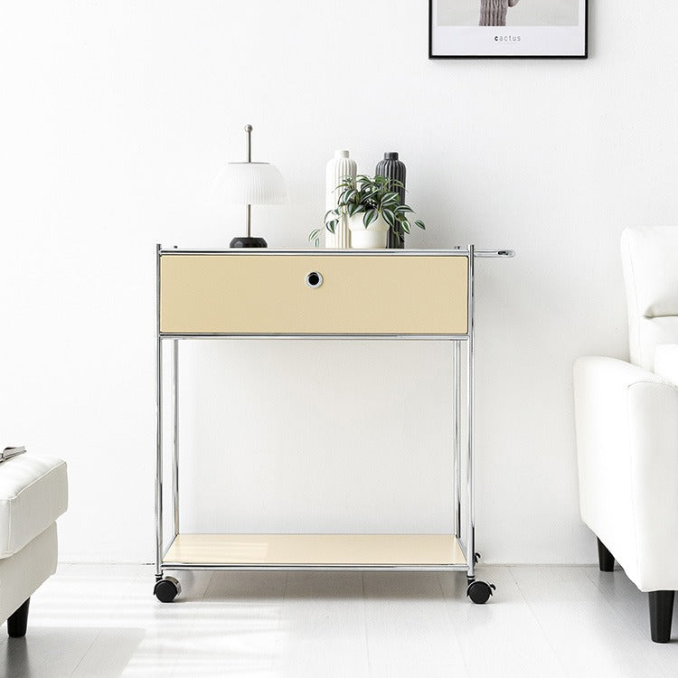 SIMPLIE 移動式収納ラック 2段1ドア｜BC646