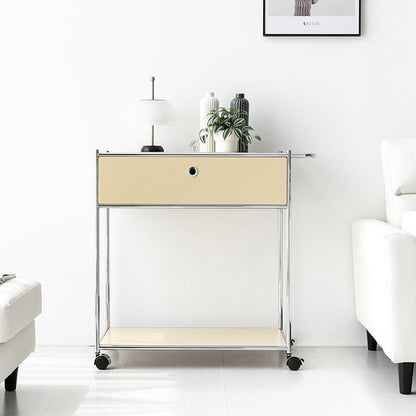 SIMPLIE 移動式収納ラック 2段1ドア｜BC646