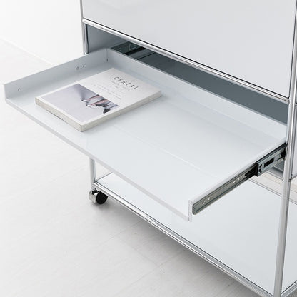 SIMPLIE 移動式収納トロリー 4段1ドア｜BC641