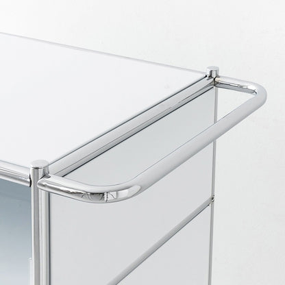 SIMPLIE 移動式収納トロリー 4段1ドア｜BC641