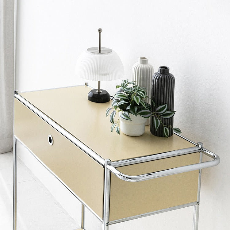 SIMPLIE 移動式収納ラック 2段1ドア｜BC646