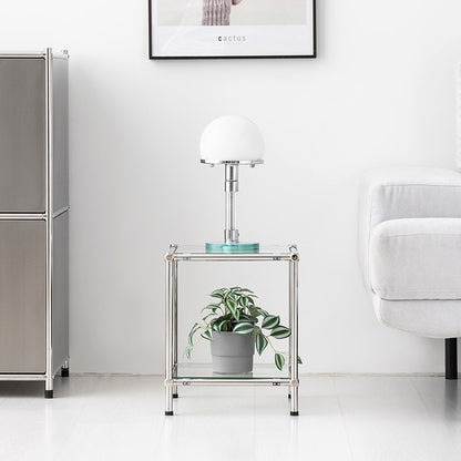 SIMPLIE 2段ガラスサイドテーブル｜MK290