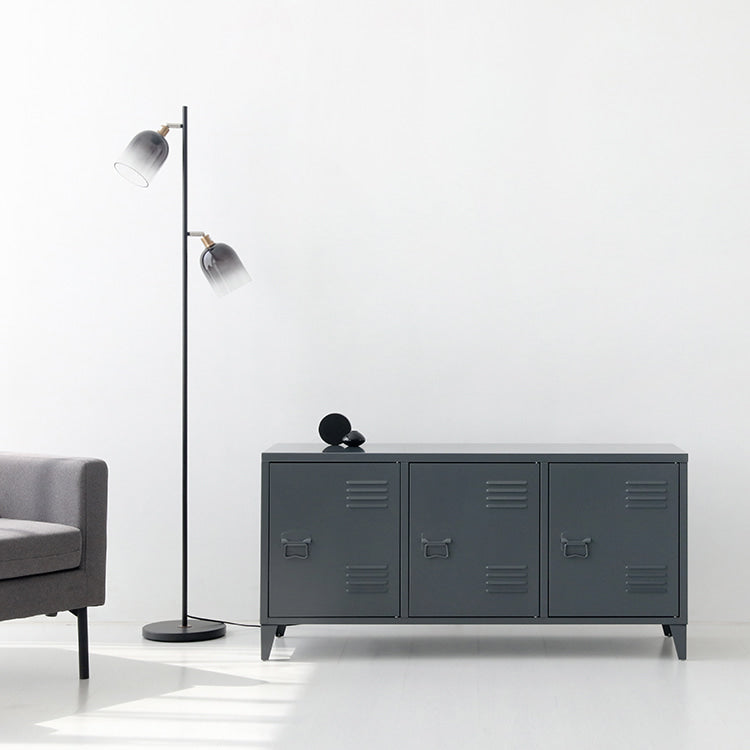 MKB アンティークスチールキャビネット｜横型3ドア