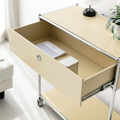 SIMPLIE 移動式収納ラック 2段1ドア｜BC646