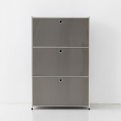 SIMPLIE モジュール3ドア収納ラック｜BC020 ステンレス