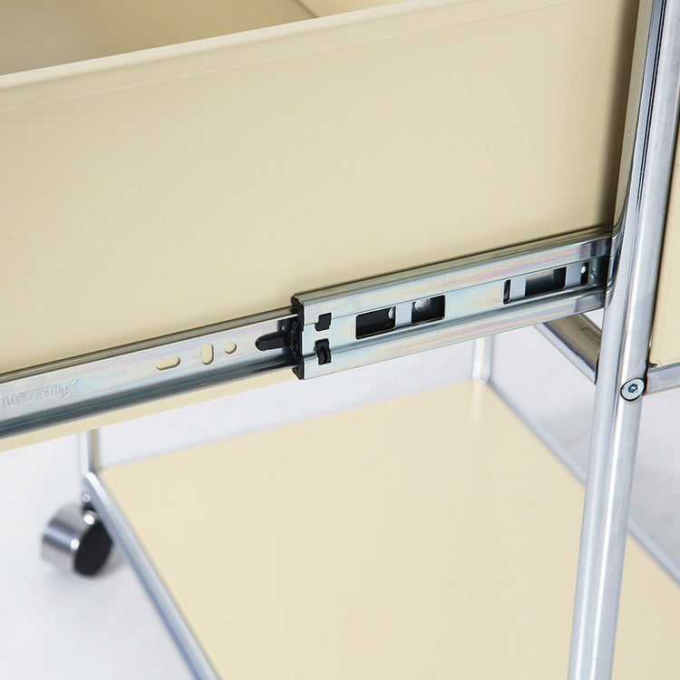 SIMPLIE 移動式収納ラック 2段1ドア｜BC646