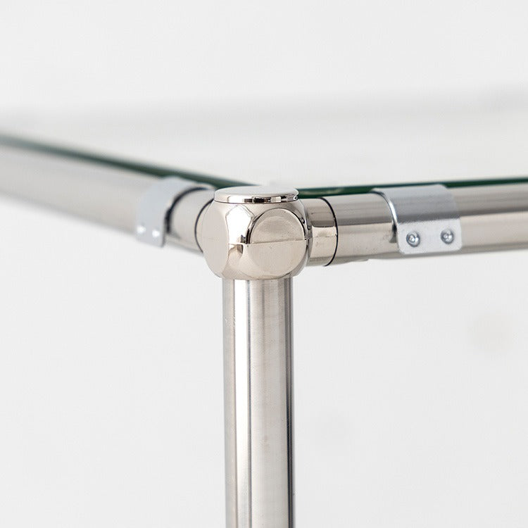 SIMPLIE 2段ガラスサイドテーブル｜MK290