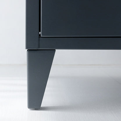 MKB アンティークスチールキャビネット｜横型3ドア