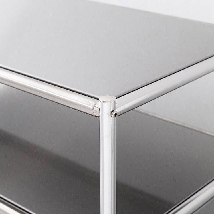 SIMPLIE モジュール2ドア収納ラック 1x3｜BC614 ステンレス