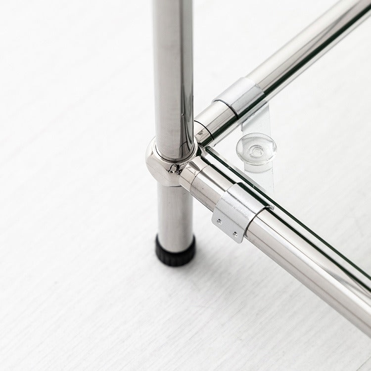 SIMPLIE 3段ガラスサイドテーブル 400625｜MK287