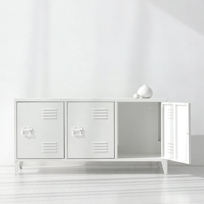 MKB アンティークスチールキャビネット｜横型3ドア