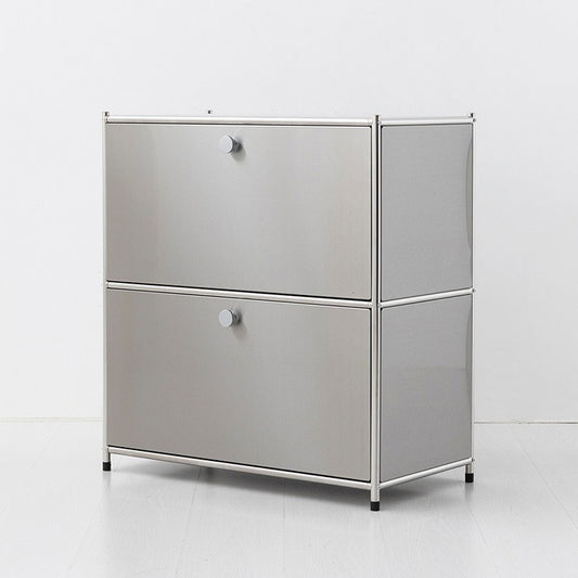 SIMPLIE モジュールキャビネット 2ドア｜BC651 ステンレス