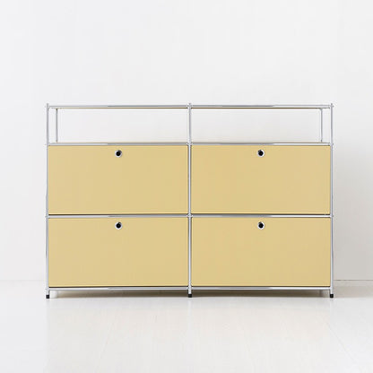 SIMPLIE モジュール4ドア収納ラック 2x3｜BC613