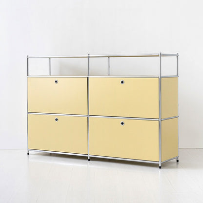 SIMPLIE モジュール4ドア収納ラック 2x3｜BC613