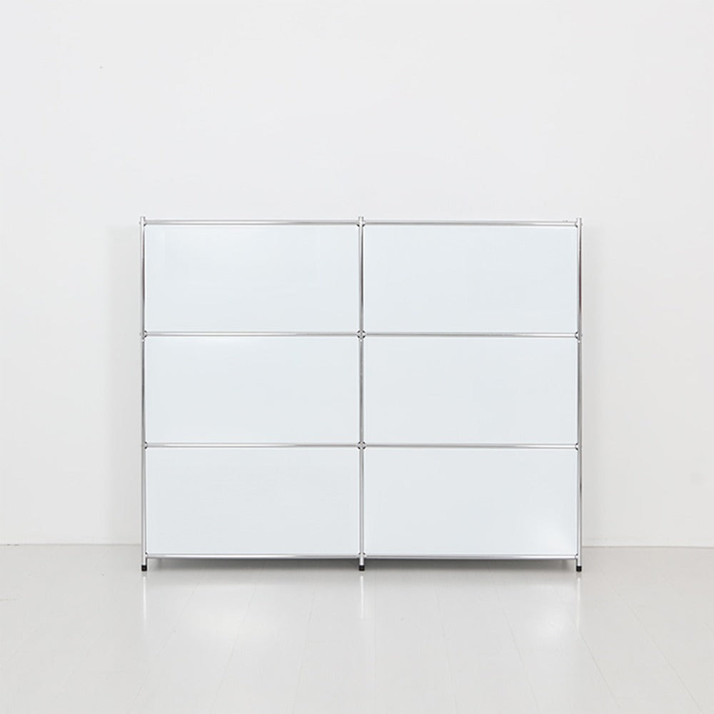 SIMPLIE モジュール4ドア収納ラック 2x3｜BC133