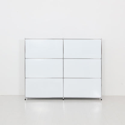SIMPLIE モジュール4ドア収納ラック 2x3｜BC133