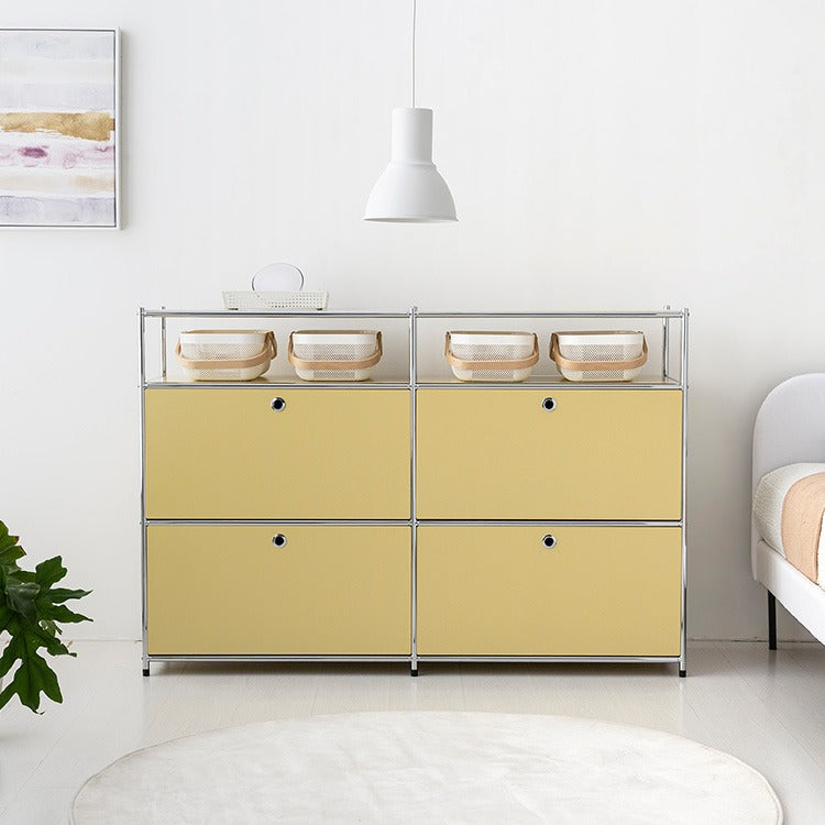 SIMPLIE モジュール4ドア収納ラック 2x3｜BC613