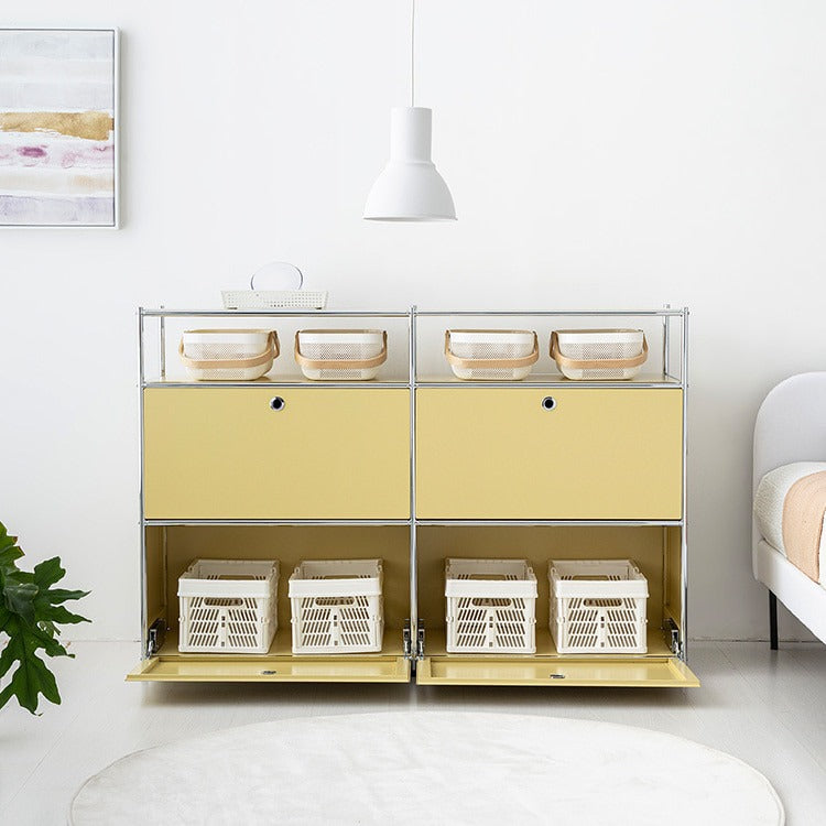 SIMPLIE モジュール4ドア収納ラック 2x3｜BC613