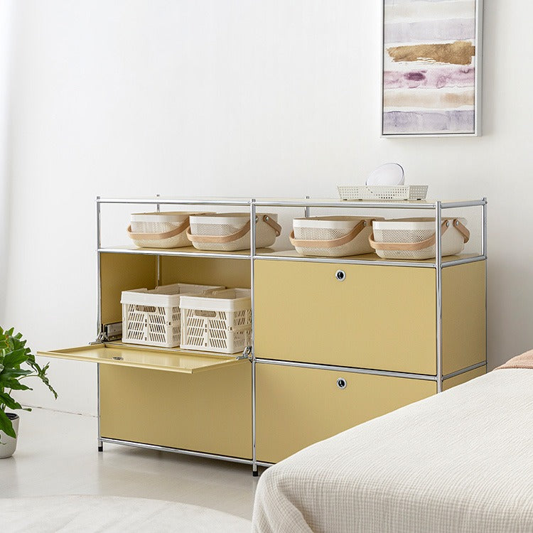 SIMPLIE モジュール4ドア収納ラック 2x3｜BC613