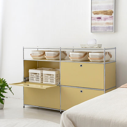 SIMPLIE モジュール4ドア収納ラック 2x3｜BC613