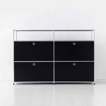 SIMPLIE モジュール4ドア収納ラック 2x3｜BC613