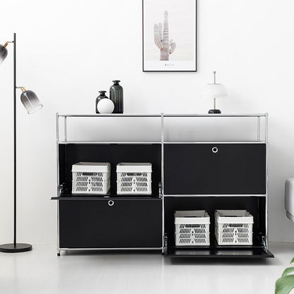 SIMPLIE モジュール4ドア収納ラック 2x3｜BC613