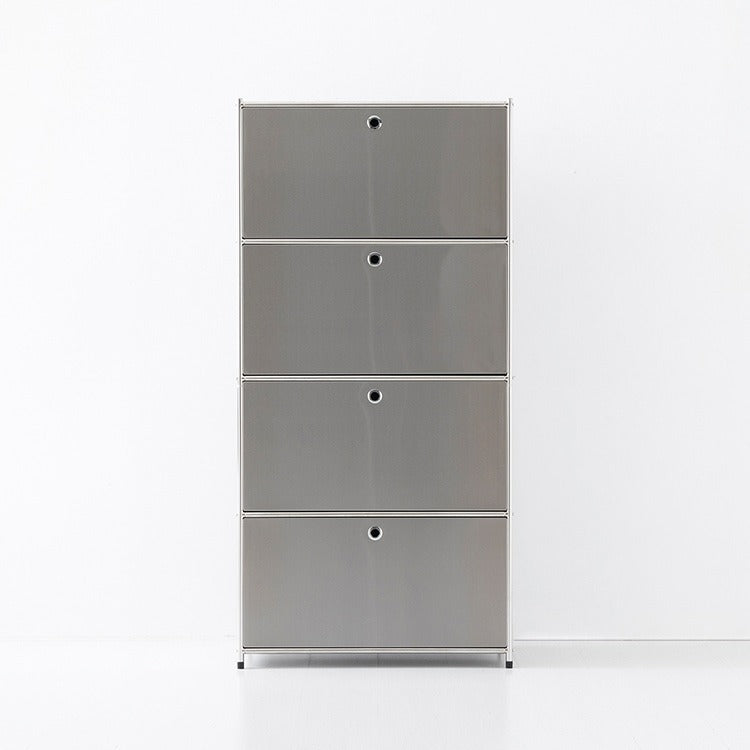 SIMPLIE モジュール4ドア収納ラック｜BC100 ステンレス