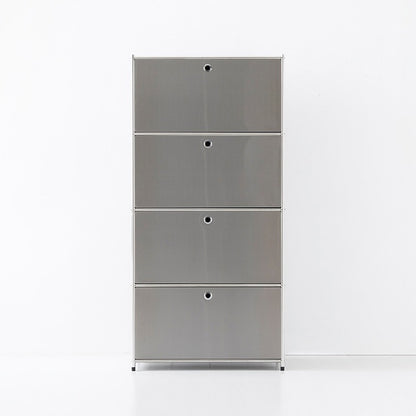 SIMPLIE モジュール4ドア収納ラック｜BC100 ステンレス