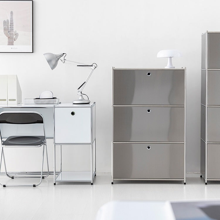 SIMPLIE モジュール3ドア収納ラック｜BC020 ステンレス