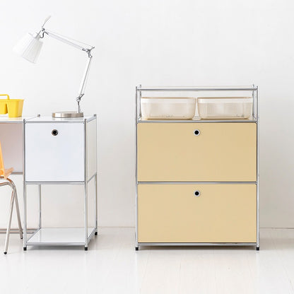 SIMPLIE モジュール2ドア収納ラック 1x3｜BC614