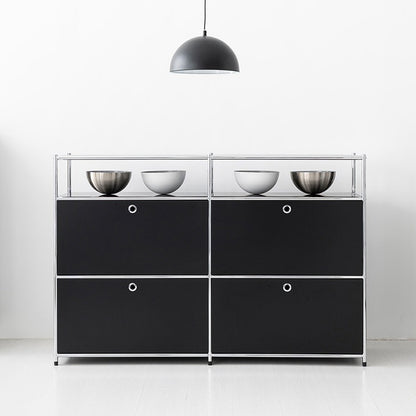 SIMPLIE モジュール4ドア収納ラック 2x3｜BC613