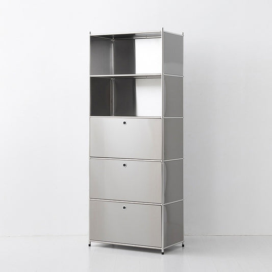 SIMPLIE モジュール5段収納ラック｜BC023 ステンレス