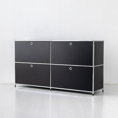 SIMPLIE モジュール4ドア収納ラック 2x2｜BC018