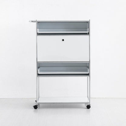 SIMPLIE 移動式収納トロリー 4段1ドア｜BC641