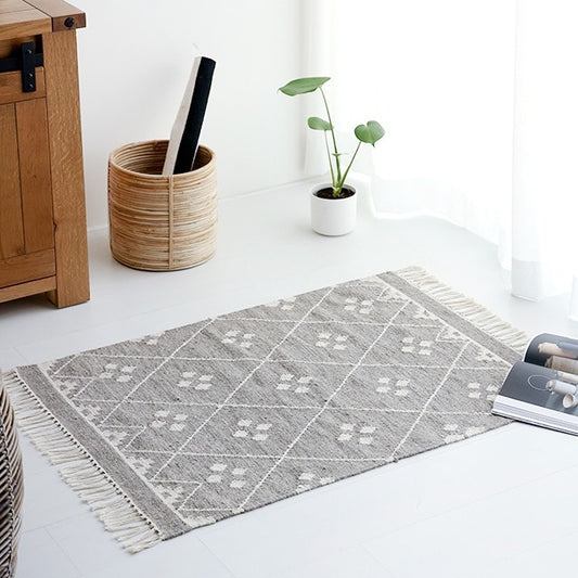 MALONEY ハンドメイドラグ｜80x115cm