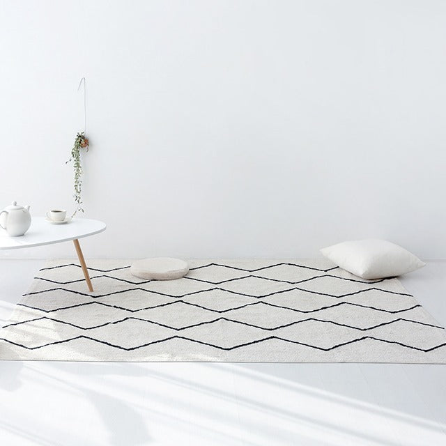 BILLOW ハンドメイドラグ｜180x230 cm