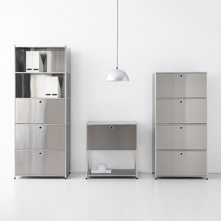 SIMPLIE モジュール4ドア収納ラック｜BC100 ステンレス