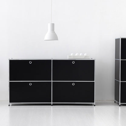 SIMPLIE モジュール4ドア収納ラック 2x2｜BC018