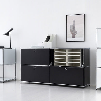 SIMPLIE モジュール4ドア収納ラック 2x2｜BC018