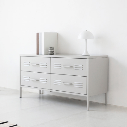 MKB スチール製チェスト 4ドア｜1150590