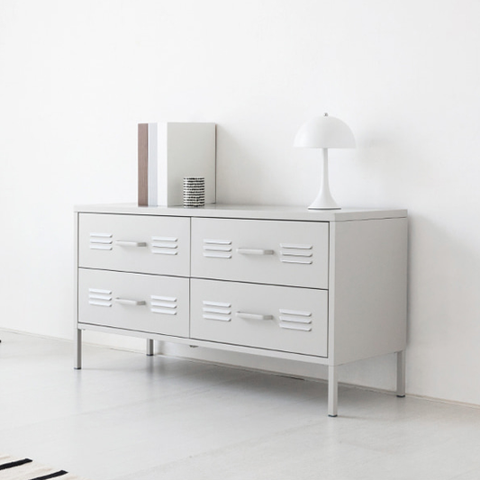 MKB スチール製チェスト 4ドア｜1150590