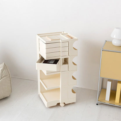 BINGEURI トロリー収納ワゴン｜3.2段 ハイタイプ