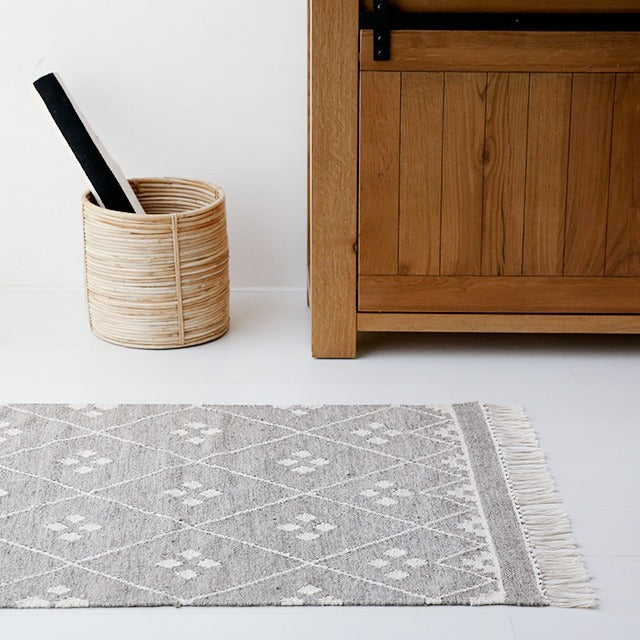 MALONEY ハンドメイドラグ｜80x115cm