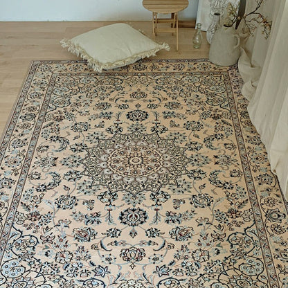 ピーチペルシャラグ｜洗えるラグ